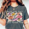 Comfort Colors Voted For Shirt and Kids Tshirt: Boho Floral Graphic Tee