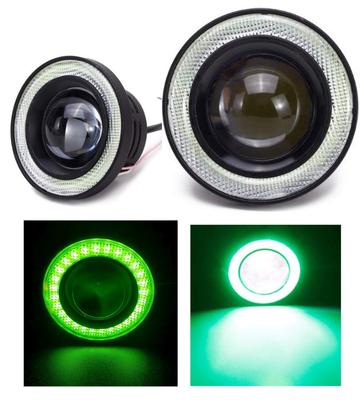 Kstyle Green 3.5 LED Fog Light Universal with Squid Ring 30w High Performance COB