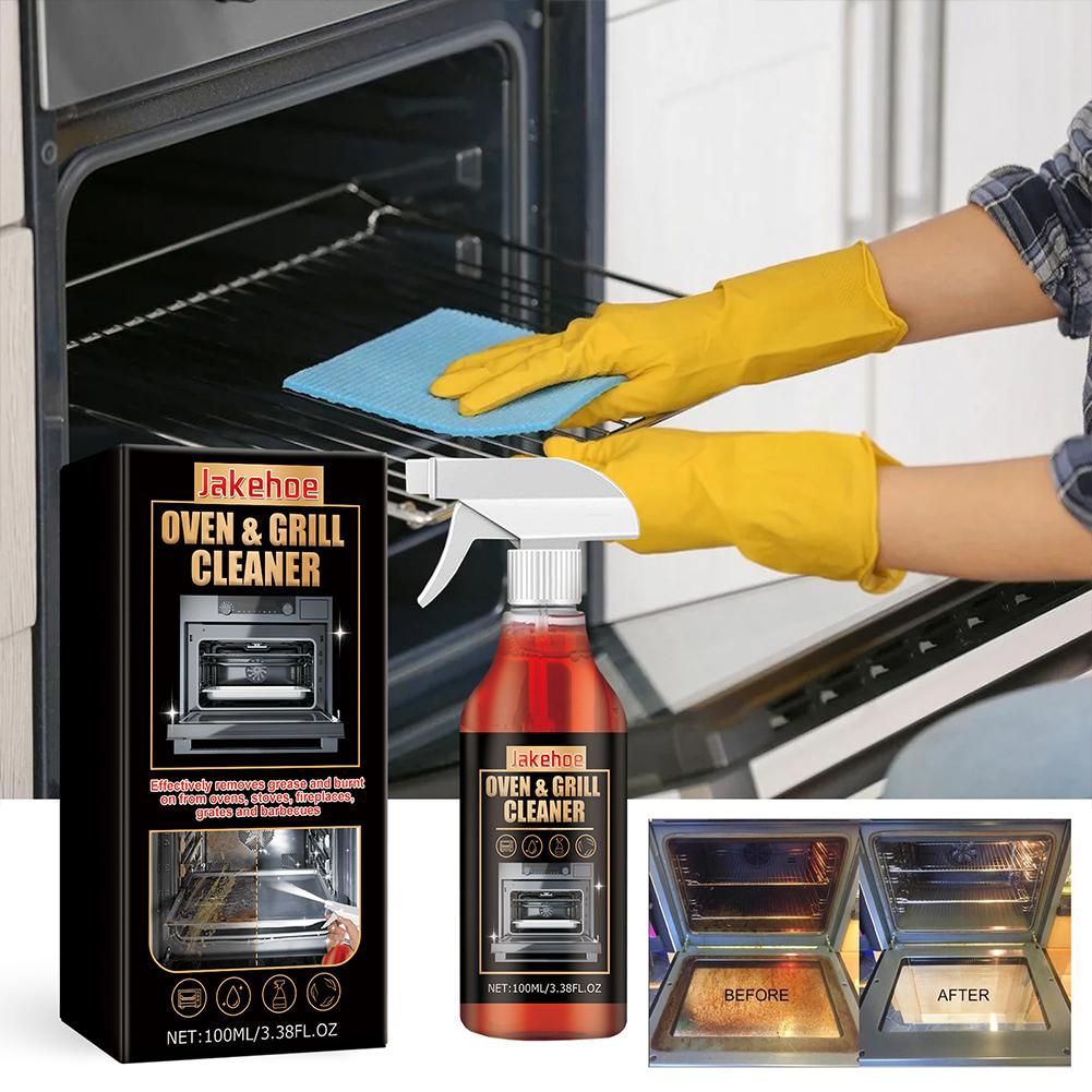 Oven Foaming Cleaner:Breaks Down Stubborn Oil Deposits,Eliminates Charred Remains,No Unpleasant Smell,Safe Composition