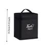 Black Color Marker Pens Storage Bag Massive Storage Zippered Closure Art Markers Organizer Handbag Style Functional Storage