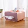 Creative Plastic Multifunctional Tissue Box Remote Control Storage Tissue Box Dust-proof Tissue Cani
