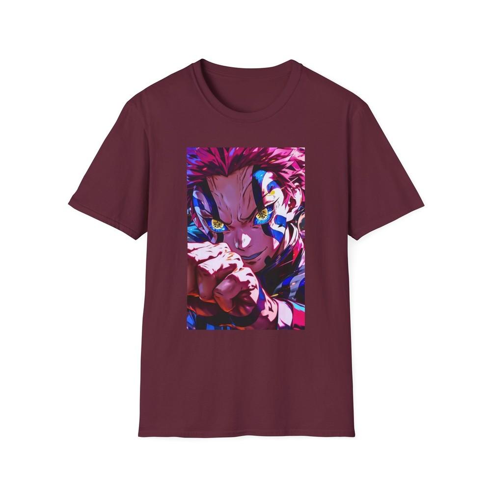 Demon Slayer Unisex Jl Anime TShirt Softstyle Akaza S