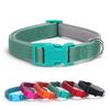 Reflective Pet Dog Collar Durable Nylon Dog Collars Necklace Adjustable Puppy Collars for Small Large Dog Pug Safety In Night