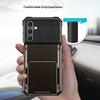 For Samsung Galaxy S26+ Case PC + TPU Dual Layer Back Phone Cover with Card Holder