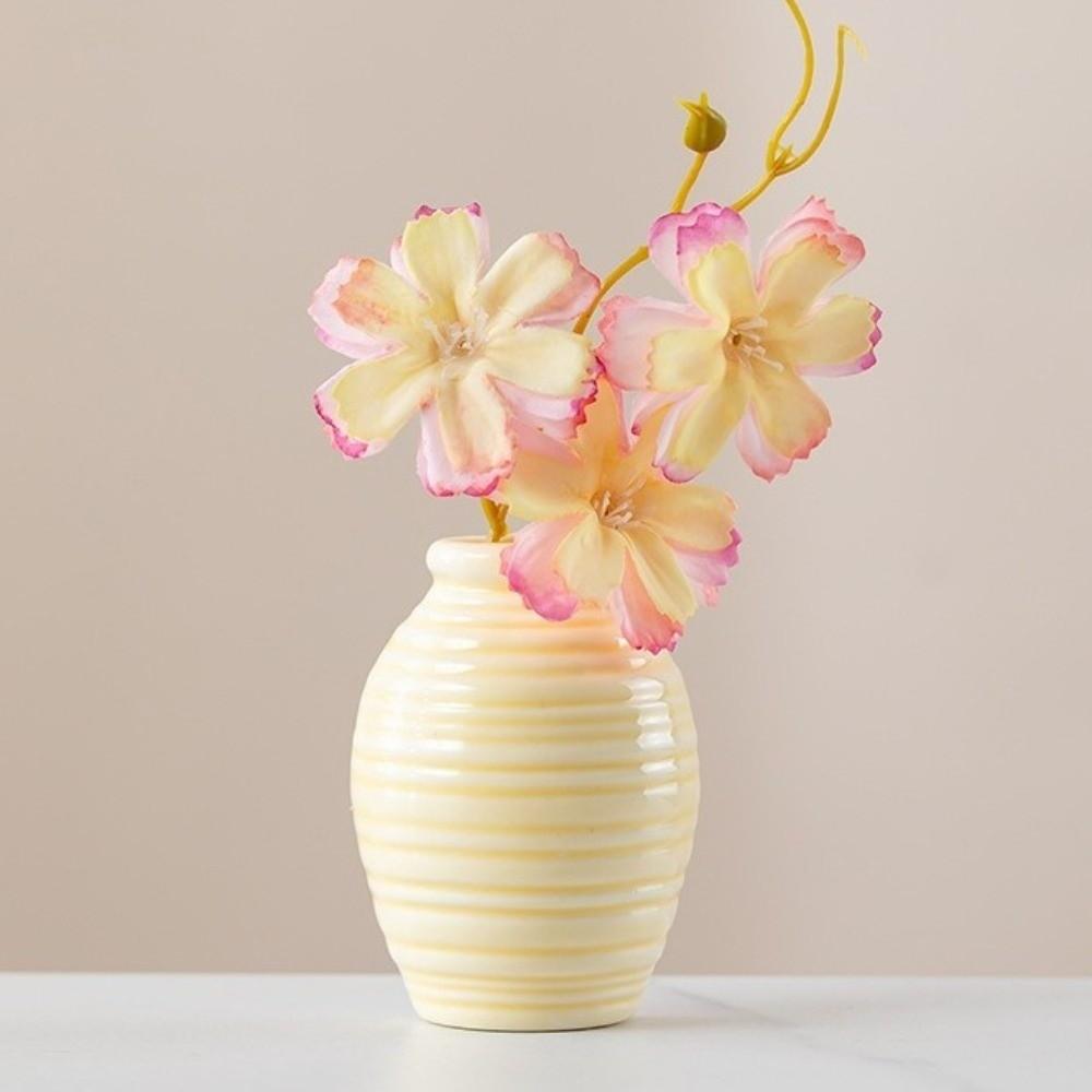 2PCS Exquisite Refrigerator Magnets Vase Colorful Mini Plant Vase Vase Fridge Stickers  Restaurant