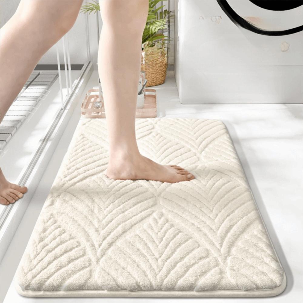 Absorpční žakárový koupelnový kobereček Zesílená podlahová rohož Domácí podložka do koupelny Toaleta