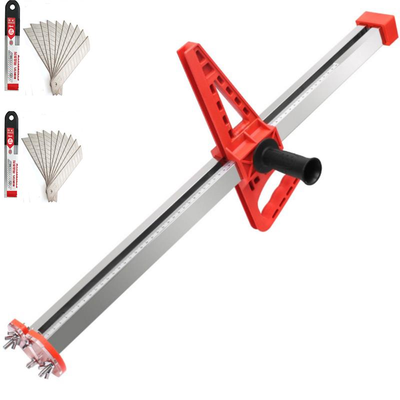 Stainless Steel Manual Gypsum Board Cutting Artifact Roller Cutter Woodworking Cutting Tools