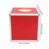 Ballot Box Lottery Aluminum Alloy Ticket Raffle with Slot Storage