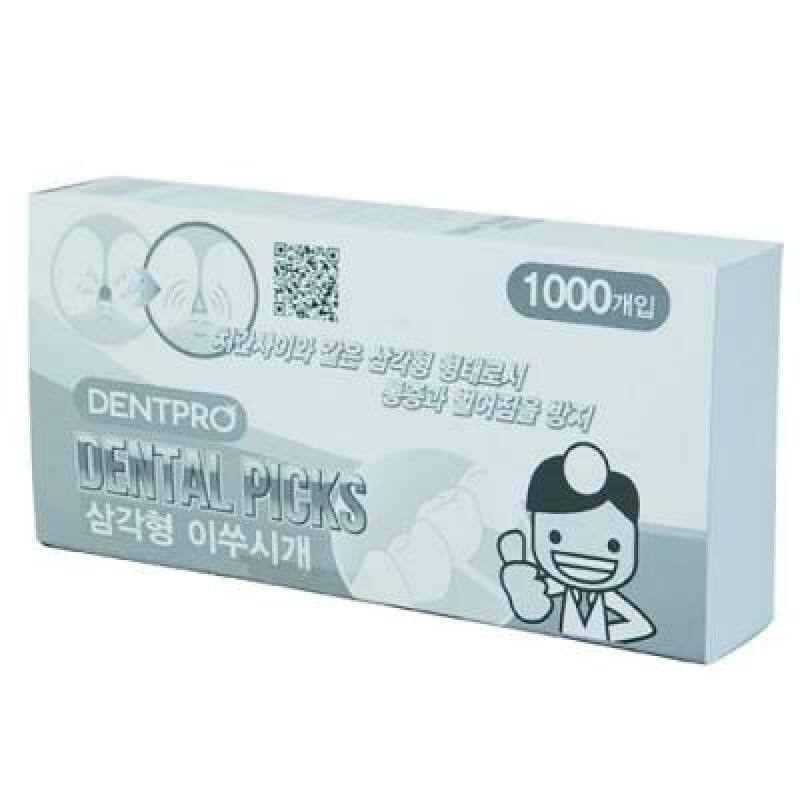 Triangle Toothpick 1000p Interdental Brush Box 1421