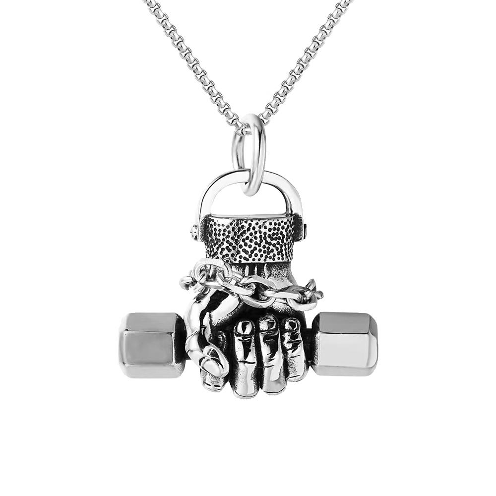 Nordic Vikings Wolf Tooth Pendant Necklace 316L Stainless Steel Hip Hop Rock Fashion Leather Rope Chain Jewelry Gifts