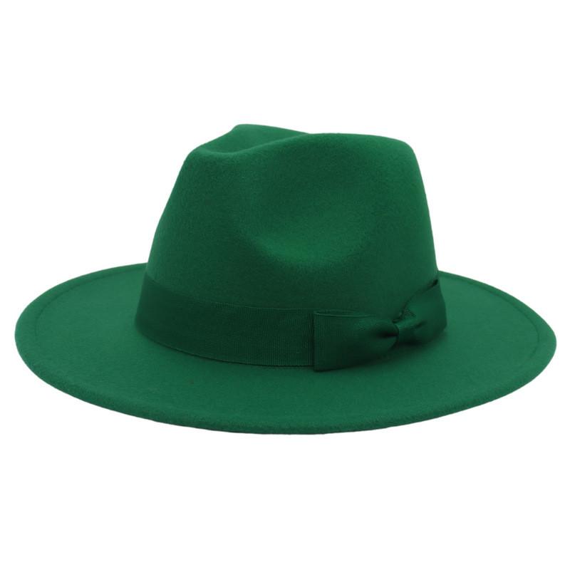 European Style Fedora Hat With Wide Brim For Winter Sun Protection And Breathability