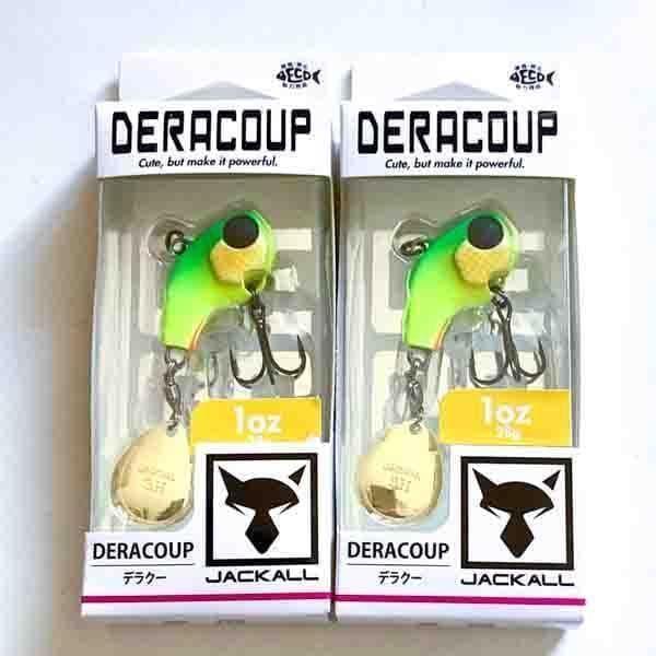 Used Set of 2 Delacoo 1oz Jackal Delacchart Spintail Jig