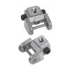 2Pcs Scroll Saw Blades Holders Conversion Kits, Pin-less Adapter Upper Lower Blade Clamps,