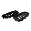 Car Front Bumper Grilles Kidney Racing Grill For BMW 1 Series F20 F21 LCI 120I 2016 2017 Double Slat Replacement Grille