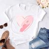 Women Tshirt Harajuku Love Graphic Fashion Female Tee Top White Ladies T-Shirt Casual Streetwear Tee Shirt Femme