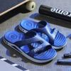New Men Slippers Summer Slides Breathable Cool Beach Shoes Flip Flops Fish Mouth Bone White Men Slippers Lightweight Big Size 46