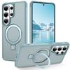 Case for Samsung S26 Plus Ultra Magnetic Mounting Bracket Protective Case Wireless Charging Full Coverage Plain Shock Proof