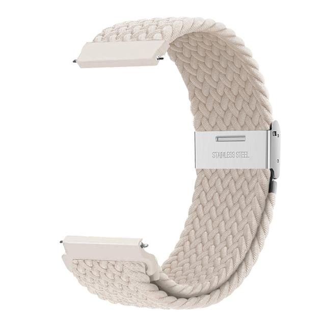 20mm 22mm Band for Samsung Galaxy Watch 7/4/6 Classic/5 Pro/Gear S3 44mm 40mm Nylon Braided Bracelet Correa Galaxy Watch 6 Strap