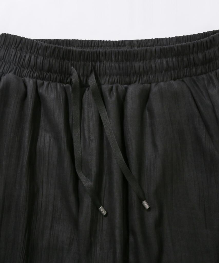 TRIP LE SENS Unisex Suede Pleated Pants_Brown