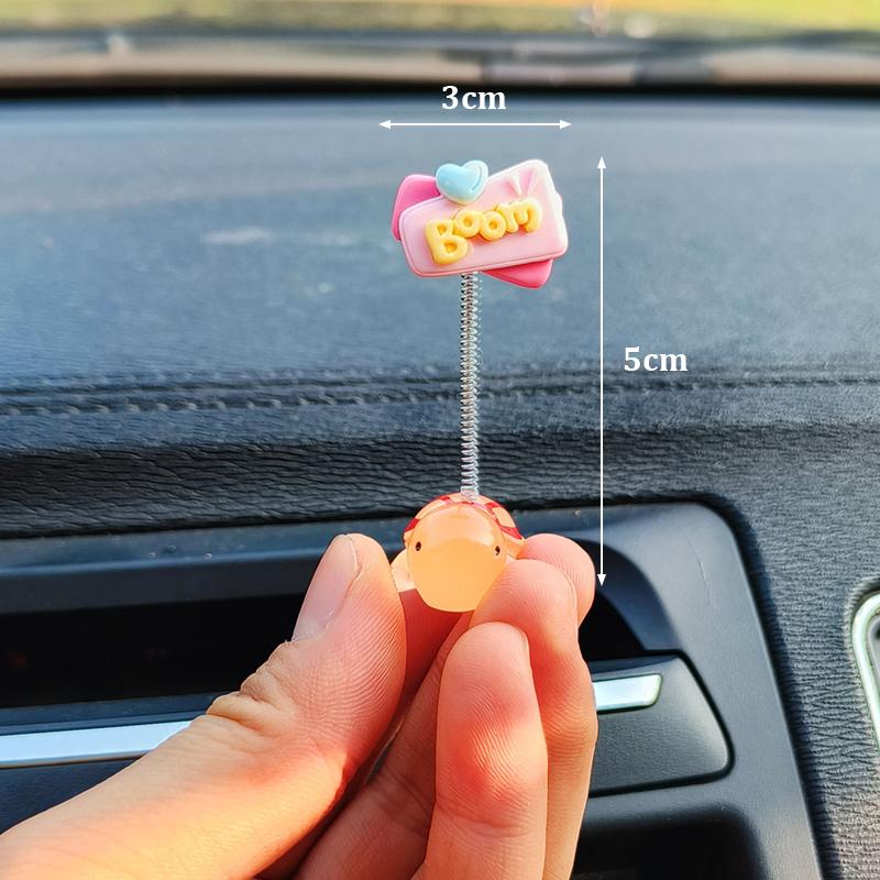 Kreatywne Ozdoby Samochodowe Potrząsająca Głową Mały Żółw Śliczne Ozdoby na Konsolę Środkową i Lusterko Wsteczne Akcesoria Samochodowe Prezenty