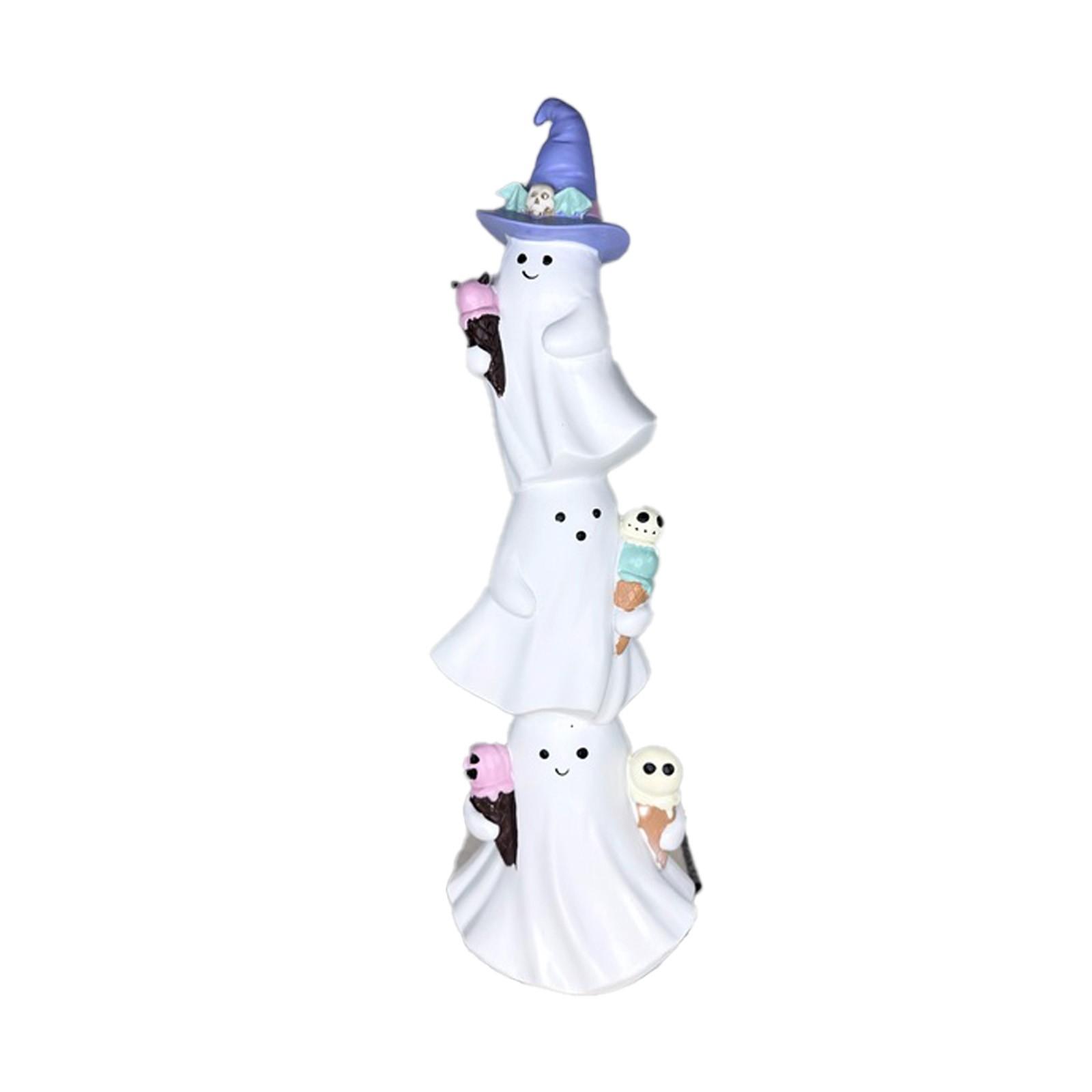 

Halloween Three-layer Ghosts Resin Decorative Ornament One Size