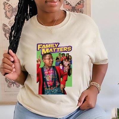 Retro Family Matters Characters T-shirt, Retro Family Matters TV Show Tee