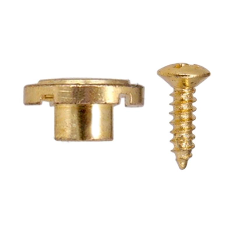 2pcs Round Slotted String Retainer Vintage Style String Trees Strings Retainer With Screw  Electric Guitar Accessories