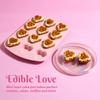 Heart Shaped Mini Cake Pan 12 Cup Nonstick Carbon Steel Bakeware Dishwasher Safe Perfectly Baked Desserts