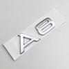 1pcs 3D ABS Chrome S Line A1 A2 A3 A4 A5 A6 A7 A8 Logo Emblem Auto Badge Trunk Decal For  Audi Sline Car Body Sticker Accessories