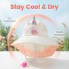 2026 My Little Pony Unicorn Kids' Wide-Brim Sun Hat - Summer Sun Protection for Girls
