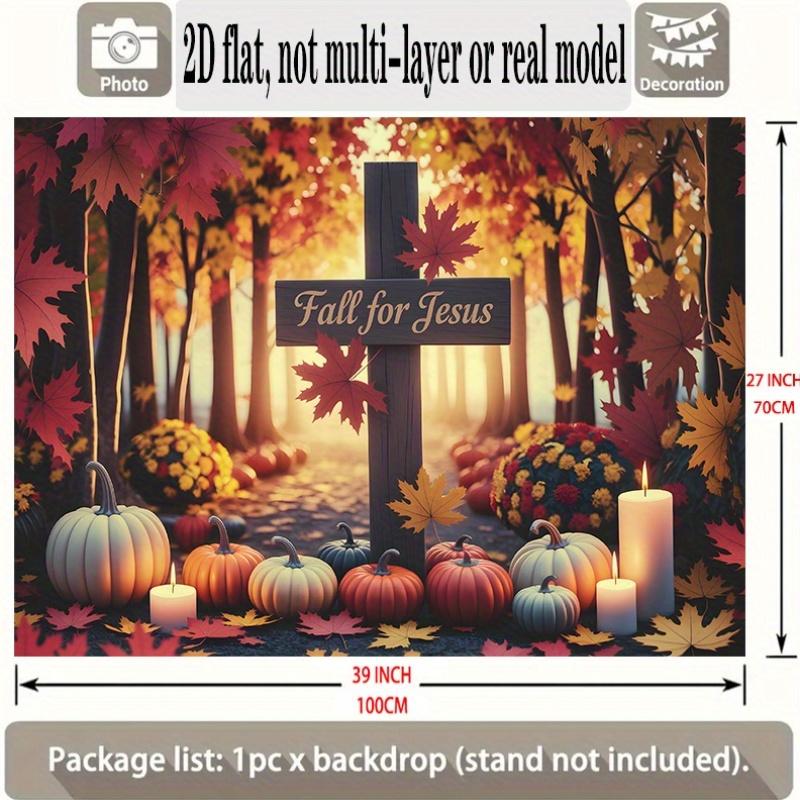 2D flat autumn advertising banner with the theme of Thanksgiving prayerzyc