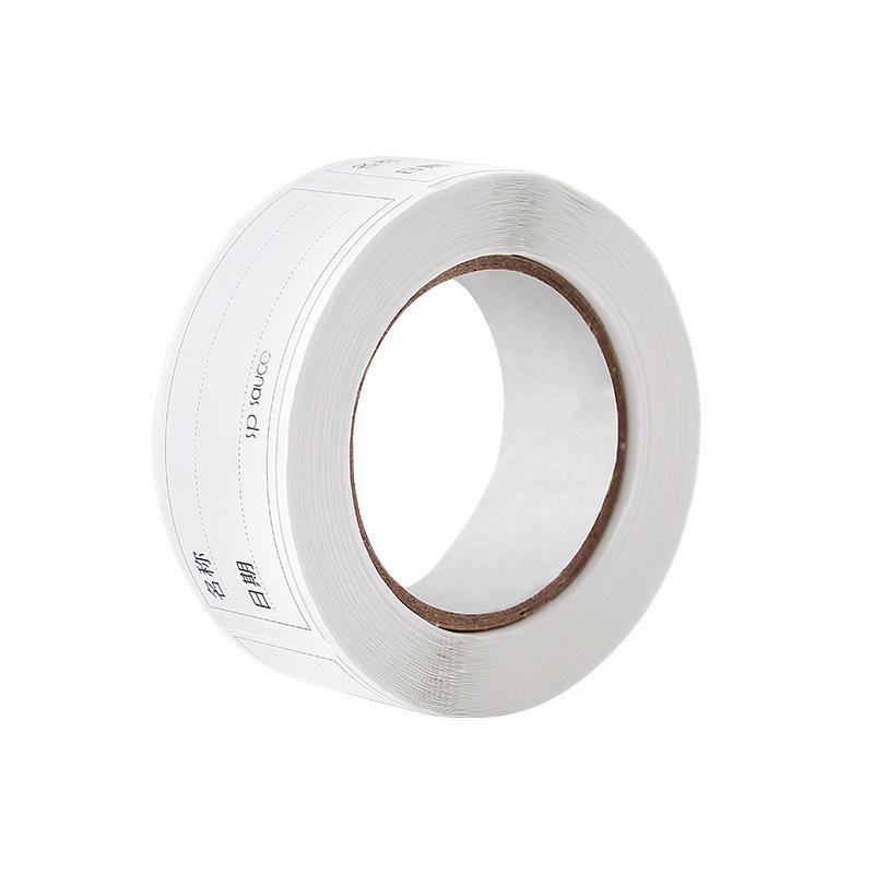 Waterproof Self-Adhesive Kitchen Refrigerator Classification Stickers for Easy Handwritten Food Storage.