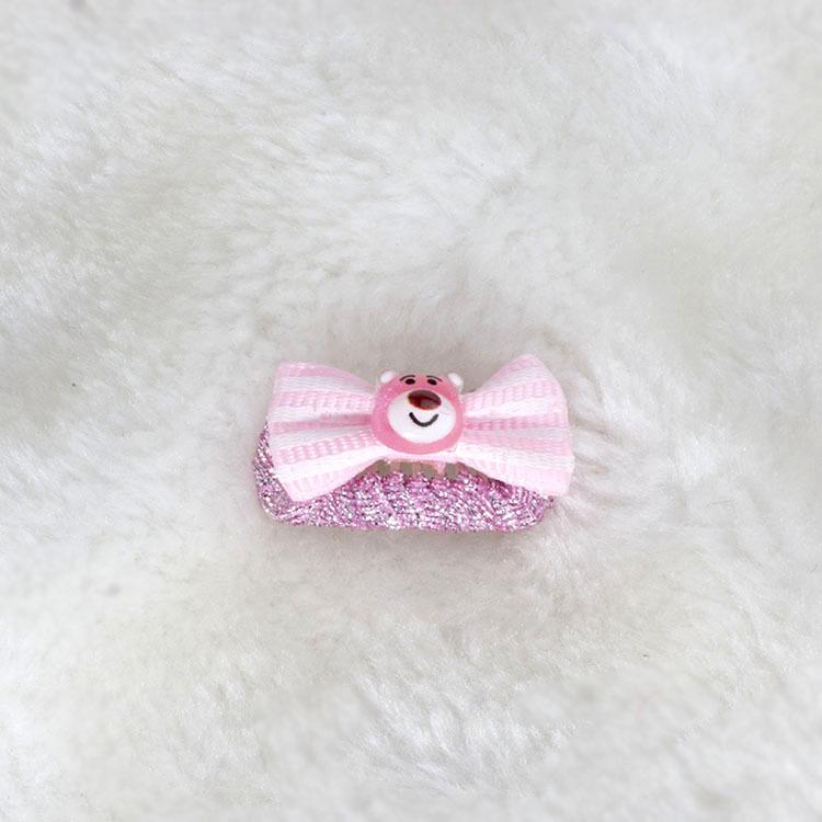 Bowknot Dog Hair Clip for Yorkshire Terrier, Teddy, Schnauzer, Maltese