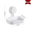 Taoli Wall-Mounted Suction Cup Draining Soap Dish