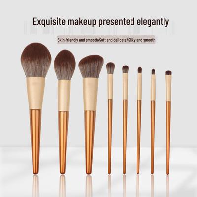 8-teiliges Make-up-Pinselset mit weichen Borsten: Lidschatten-, Foundation-, Highlight-, Konturpinsel - Grenzüberschreitende exklusive Beauty-Tools