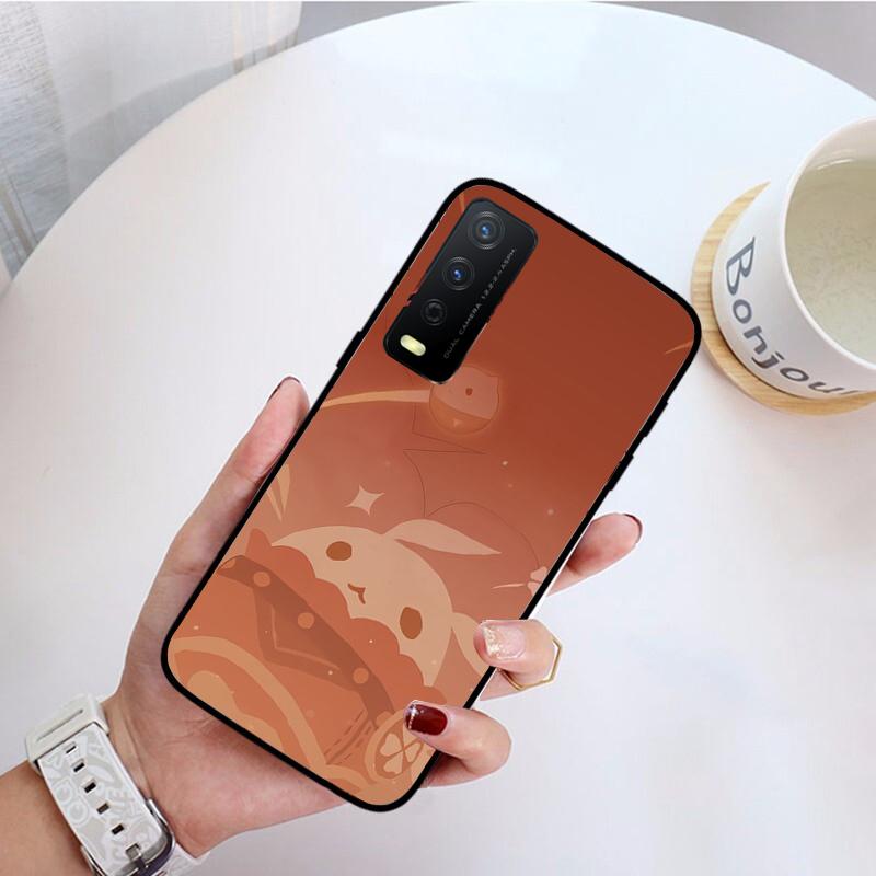 Genshin Impact Namecard Phone Case for VIVO Y31 Y21 Y70 Y21S Y20 Y72 1907 Y12 Y11S Y53S Y33S Y55 Y76 Y51 Y15S Y01