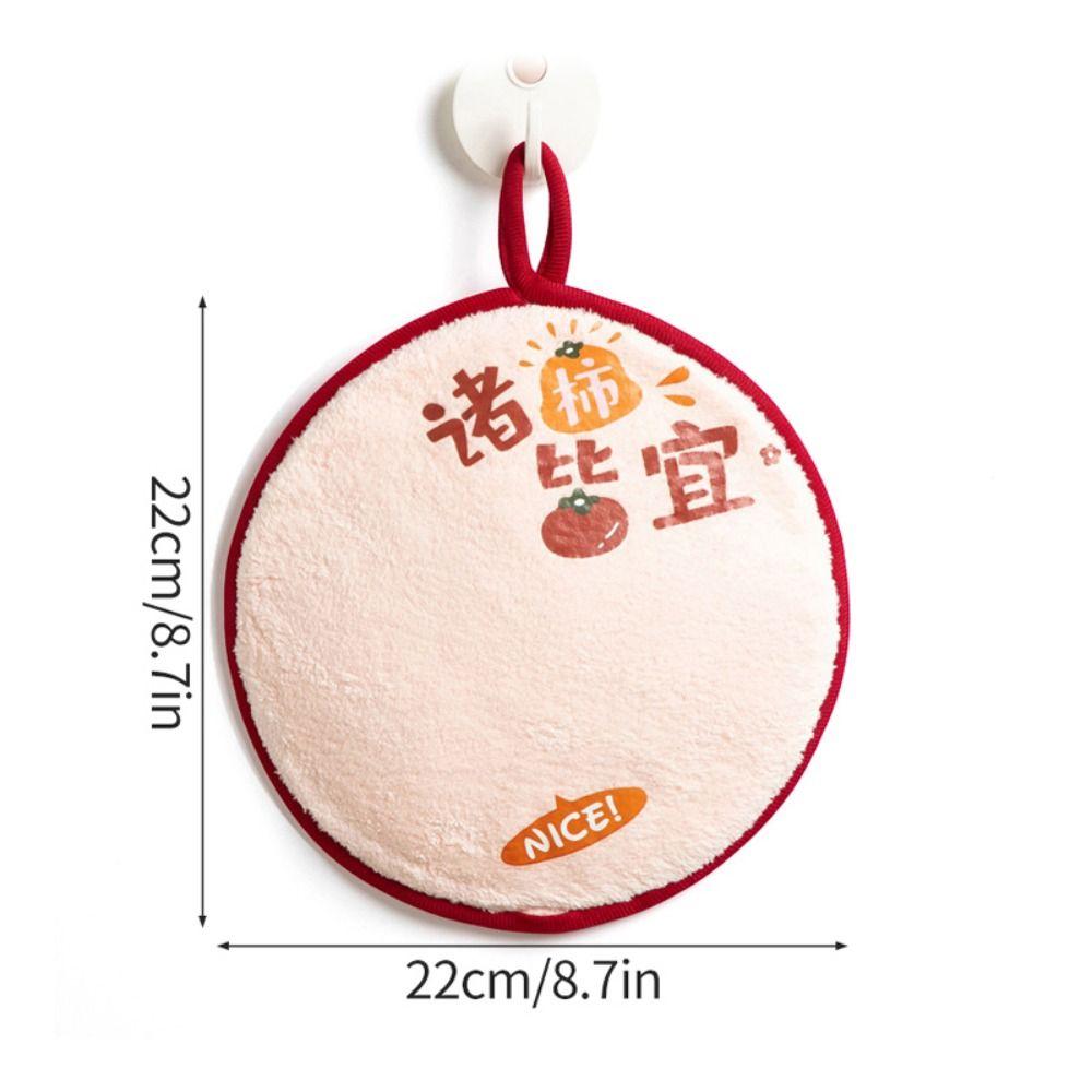 1Pcs Tableware Cleaning Small Towels Kitchen Bathroom Hanging Towel Durable Hand Towel