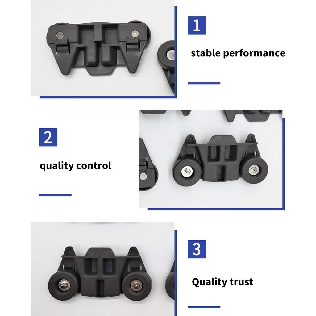 Set of 4 Replacement Lower Rack Rollers Plastic Dishwasher Spare Parts for Dishwashers Ensuring Quiet Performances