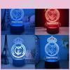 Led 3d Wekity Night Light Illusion Lamp 16 Colour Change Decor Lamp Kids Gifts