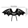 Fledermausflügel Kostüm Halloween zum Umschnallen Partyzubehör Skelettmuster Vampir Partygeschenke für Karneval Maskeraden Weihnachten