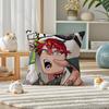 Manga GGokurakugai Pillow Case Silky Elegant Comfort Sofa Bed Invisible Zipper
