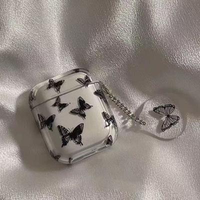 Ins Transparent Butterfly AirPods1/1/1/1 Generation Apple Earphone Cover Pro/pro1 Bluetooth Earphone Case