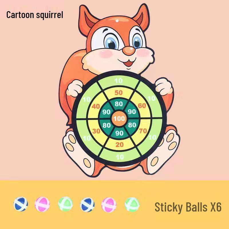 Interactive Parent-Child Throwing Sticky Balls Dartboard for Kids – Educational Indoor Toy Set