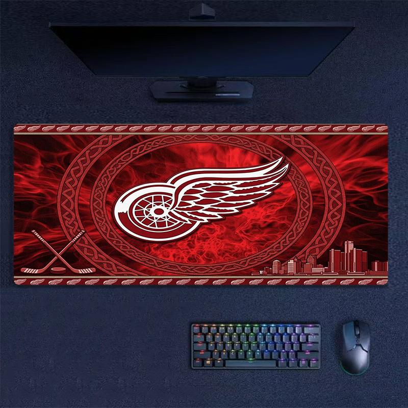 Detroit Red Wings Color Mouse Pad Large Gaming Table Cushion Non-slip Laptop Tablet Big Mousepad XXL Mat Mini PC Playmat With Lock Edge