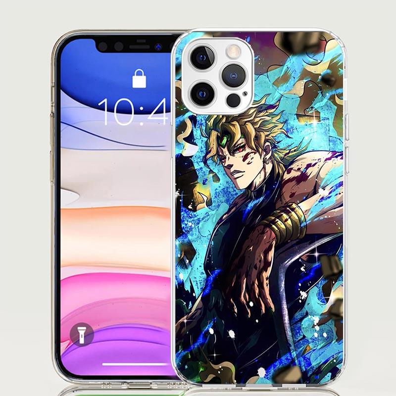 JoJo Adventure Dio Diego Brando Phone Case for Apple iPhone 17 Air 16 15 Plus 14 + 13 Mini 12 11 Pro Max 7 8 SE 16Max Soft Shell