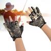 1 Paar Angelhandschuhe Rutschfest 3 Finger freiliegend Sport Handschuhe Outdoor Angelzubehör(Handschuhe )