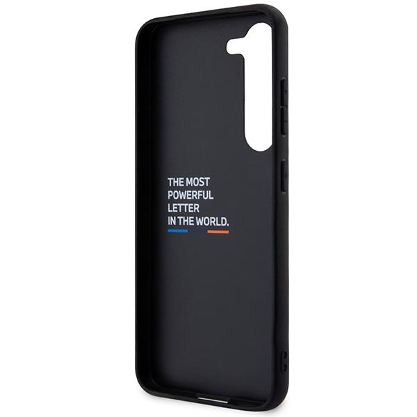 Etui Do Samsung Galaxy S23 Plus BMW Skórzane Carbon Czarne