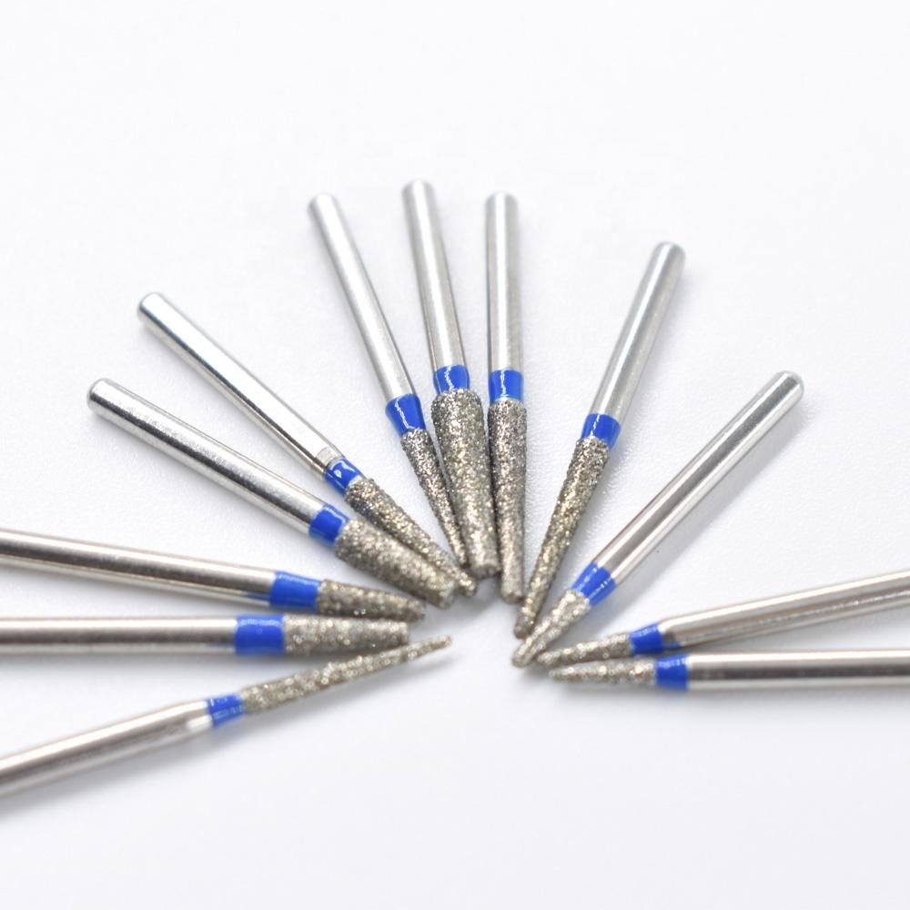 Dental Drills Fg Dia 1.6Mm 5Pcs/Pack High Speed Handpiece Diamond Bur All Series Teeth Whitening Dentistry Materials Supply