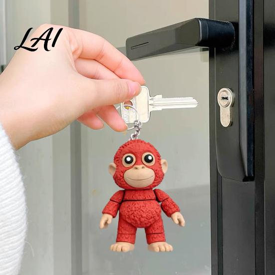 Lightweight Keychain Punch Monkey His Tiny Plush Buddy Exquisite Backpack Purse Car