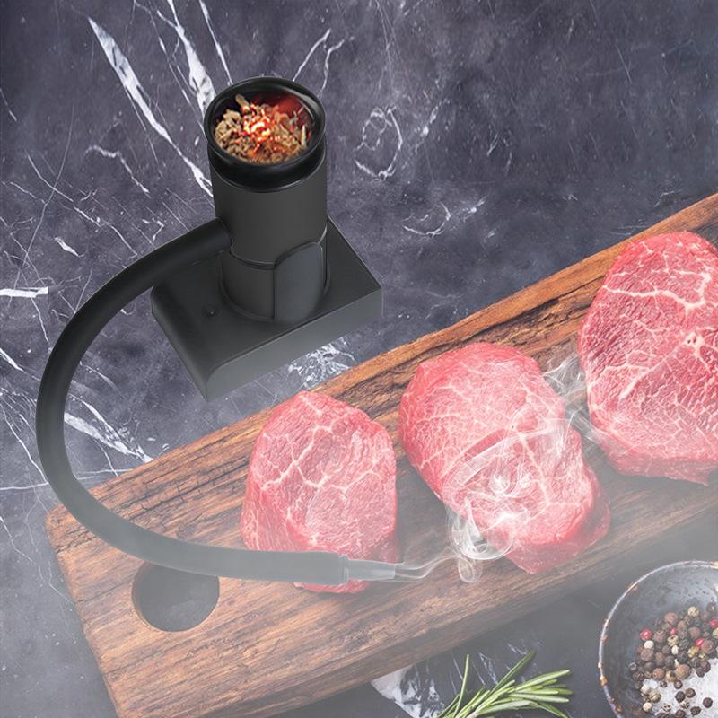 Handheld Kitchen Smoker for Molecular Cuisine - Ideal for Steak and Salmon